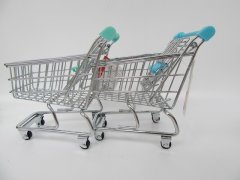 4Pcs Pretend Play Supermarket Handcart Storage Trolley Kid Toy 4Pcs Pretend Play Supermarket Handcart Storage Trolley Kid Toy