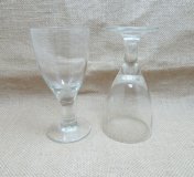 6X Clear Wine Glass Vase Wedding Party Favor 15.8cm High