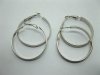60 Pairs Assorted Metal Hoop Earring-2 Designs 60 Pairs Assorted Metal Hoop Earring-2 Designs