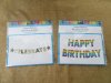 6Sets Happy Birthday Letter Banner Party Favor Assorted 6Sets Happy Birthday Letter Banner Party Favor Assorted