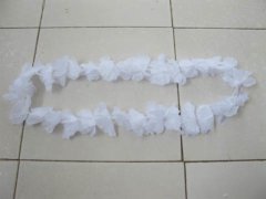 12 White Hawaiian Dress Party Flower Leis/Lei Flower 7cm 12 White Hawaiian Dress Party Flower Leis/Lei Flower 7cm