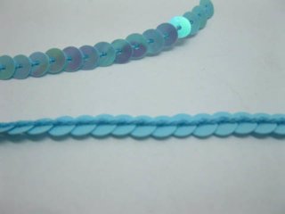 5Sheets X 10Yards Blue Strip Sequin Trim for Craft