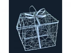 1XPresent Box Wedding Wishing Well Card Keeper Bird Cage 24x24cm 1XPresent Box Wedding Wishing Well Card Keeper Bird Cage 24x24cm