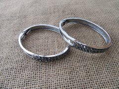 12Pcs Elegant Bracelet with Black Diamond Bangles Jewellery 12Pcs Elegant Bracelet with Black Diamond Bangles Jewellery