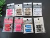 12Packets Plastic Claw Hair Clips Hair Clamp Assorted