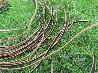 12Pcs x 120cm Black Leatherette Flat Cord Rope Jewellery