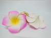 50 New Pink Fabulous Foam Frangipani Flower 4.5x2cm