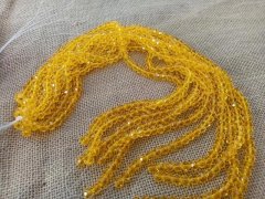 10Strand x 90Pcs Orange Faceted Crystal Beads 6mm 10Strand x 90Pcs Orange Faceted Crystal Beads 6mm