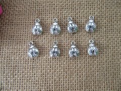 100Pcs New 3D Lady Bug Beads Charms Pendants Jewellery Findings 100Pcs New 3D Lady Bug Beads Charms Pendants Jewellery Findings