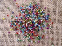 250Grams Round Glass Seed Beads 2-3mm Mixed Color 250Grams Round Glass Seed Beads 2-3mm Mixed Color