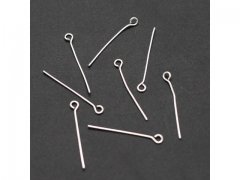250Gram Silver Plated Eye Pins Jewelry finding 50mm