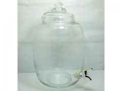 1X Apothecary Drink Beverages Dispenser Jar with Tap 40cm High