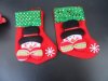 12X Christmas Felt Snowman Stocking with SnowFlake Xmas Gift Bag