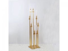1Set 8 Arm Golden Pillar Candelabra Home Party Wedding Decor 1Set 8 Arm Golden Pillar Candelabra Home Party Wedding Decor