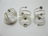 100 Fashion Spiral Ring with Rhinestone 18mm Dia. 100 Fashion Spiral Ring with Rhinestone 18mm Dia.