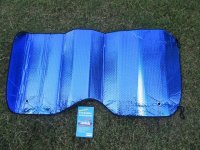 5Pcs Auto Car Metallic Foldable Reflective Wind Shield Sun Shade