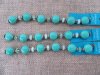 12 Blue Turo Bead Beaded Unfinished Bracelets