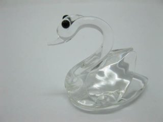 10X Mini Crystal Swan Bombonieres Wedding Favor