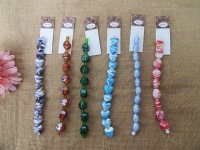 12String Marble Glass Chain Unfinished Bracelet Jewellery Making