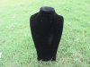 1X Black Velvet Necklace Display Bust 30cm High