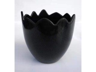 10Pcs Black Round Stylish Pot Center Piece Flower Plant Pot