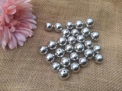 (image for) 250g (100Pcs) Nickel Plated Coated 16mm Round Spacer Beads