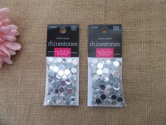 18Sheets x 120Pcs Clear Flatback Acrylic Gemstones Rhinestones 8 18Sheets x 120Pcs Clear Flatback Acrylic Gemstones Rhinestones 8