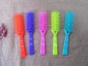 4x12Pcs Candy Color Comfort Hairbrush Combs Mixed Wholesale