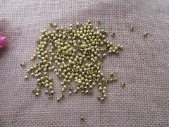 (image for) 250g (7500pcs) Golden Plated Round Spacer Beads 4mm for DIY Jewe