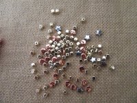 150g Shiny Metalic Plastic Beads Jewelry Making