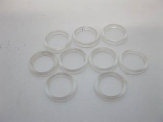 500Pcs Clear Bra Rings Bra Finding Acessories 10mm