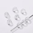 (image for) 1080Pcs (210g) Clear Faceted Beads 8mm for Handmade Jewelry Accessories