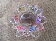 (image for) 1X Stunning Colourful Crystal Lotus Flower Art Deco 10x6x5.4cm