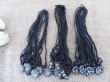 60Pcs Black Waxen String Necklace with Assorted Pendants 45cm (image for) 60Pcs Black Waxen String Necklace with Assorted Pendants 45cm