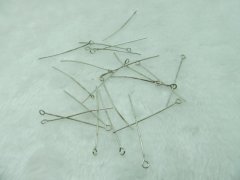 500gram Nickel Plated 38mm Eye Pins Finding 500gram Nickel Plated 38mm Eye Pins Finding