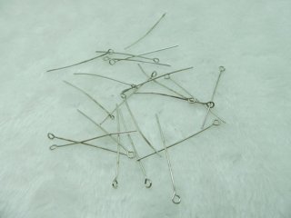 500gram Nickel Plated 38mm Eye Pins Finding