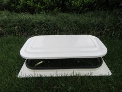 (image for) 1X Horse Float Roof Large White Pop Up Push Roof Air Vent Trailer Caravan RV