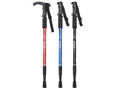 (image for) 1Pc Retractable Hiking Travel Stick Camping Walking Stick