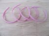 20X Pink Headbands Hair Clips Craft for DIY 12MM