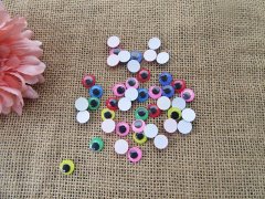 (image for) 12Sheets x 100Pcs Adhesive Sticky Wiggle Googly Eyes Sticker Mov