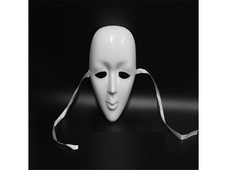 10Pcs DIY White Face Masks Party Favor