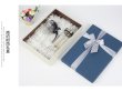 1Set 2in1 Gift Box with Ribbon on Top Blue&White (image for) 1Set 2in1 Gift Box with Ribbon on Top Blue&White
