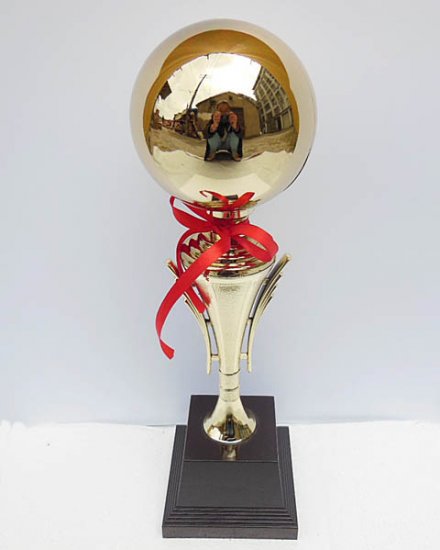 1Pc Golden Plated Trophy Novelty Achievement Award 45cm High - Click Image to Close