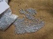 3Packs x 1200pcs Silver Plated Round Metallic Spacer Beads 4mm