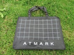 (image for) 5Pcs Black Reusable Shopping Bag Shopper Grocery Storage 54x39.5