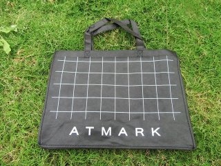 5Pcs Black Reusable Shopping Bag Shopper Grocery Storage 54x39.5