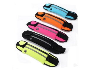 6pcs Running Belt Waist Bag Sports Phone Money Key Etc Pocket Ca