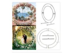 (image for) 1X Heavy Duty Double Circular Wedding Garden Arch 200cm