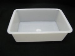 8X White Plastic Beads Display Boxes dis-bd25