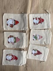 (image for) 5Packs x 6Pcs Drawstring Gift Bags Reusable Pouches 10x15cm